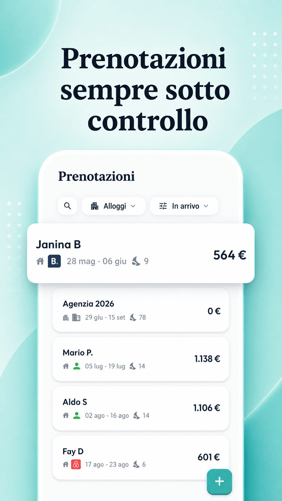 Check-in online AlloggioPro