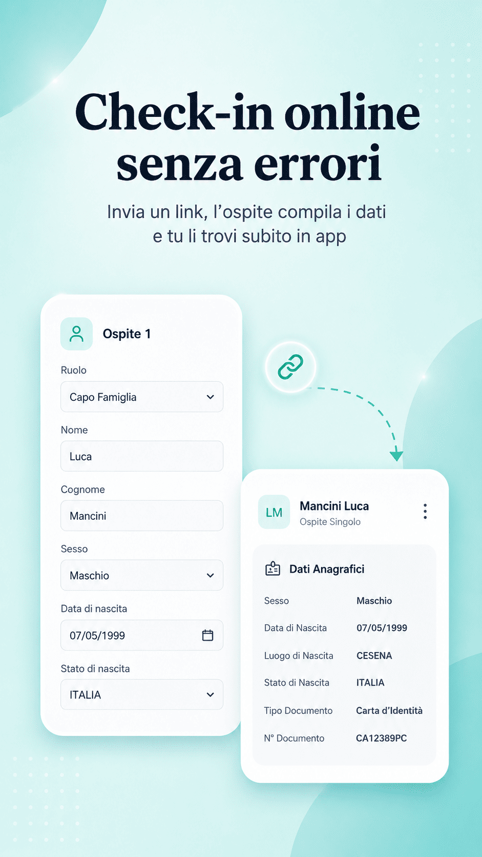 Check-in online AlloggioPro